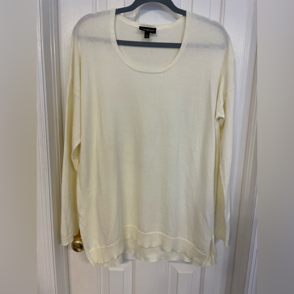 Sheer Cotton Lane Bryant Sweater 14/16